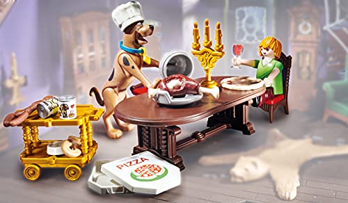 PLAYMOBIL SCOOBY-DOO! 70363 Cena con Shaggy, A Partir de 5 Años