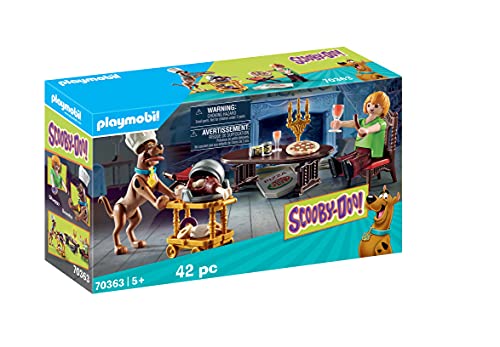 PLAYMOBIL SCOOBY-DOO! 70363 Cena con Shaggy, A Partir de 5 Años