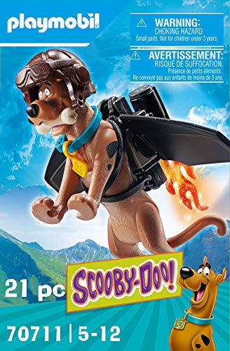 PLAYMOBIL SCOOBY-DOO! 70711 Figura Coleccionable Piloto, A partir de 5 años