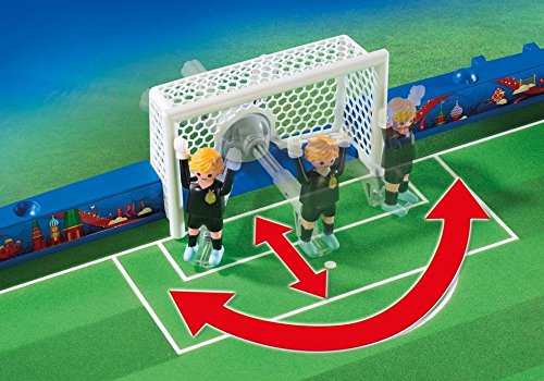 PLAYMOBIL Soccer International 2018 FIFA World Cup Russia Campo de Fútbol Maletín, única (9298)