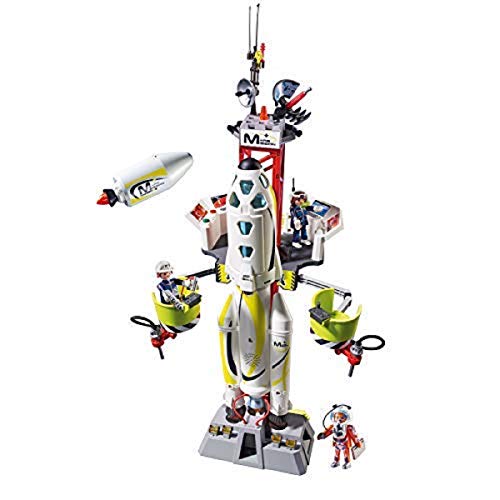 PLAYMOBIL Space Cohete con Plataforma de Lanzamiento, A partir de 6 años (9488)