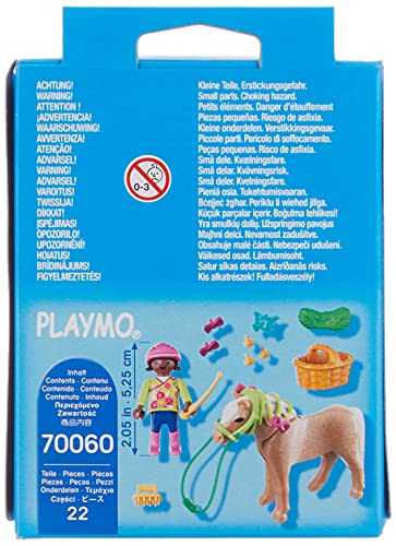 PLAYMOBIL Special Plus 70060 Especial Niña con Pony, a partir de 4 Años