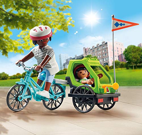 PLAYMOBIL Special Plus 70601 - Mamá con Bicicleta, a Partir de 4 años