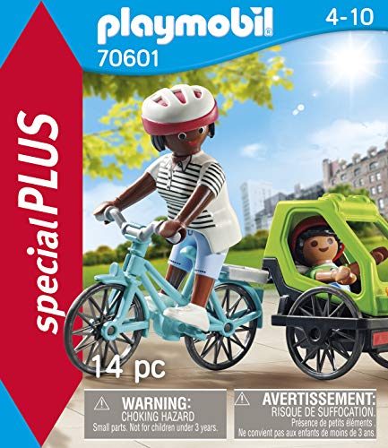 PLAYMOBIL Special Plus 70601 - Mamá con Bicicleta, a Partir de 4 años