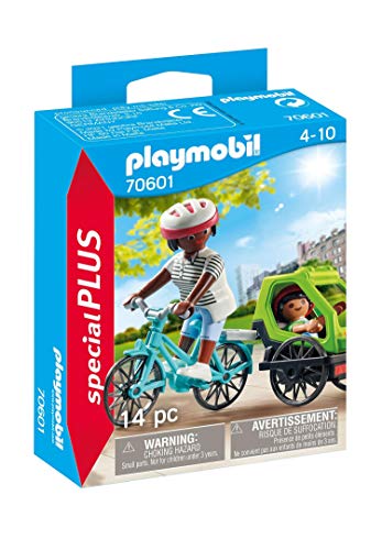 PLAYMOBIL Special Plus 70601 - Mamá con Bicicleta, a Partir de 4 años