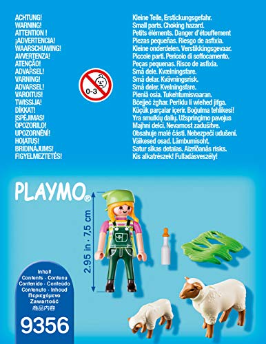 PLAYMOBIL Special Plus Granjera con Ovejas, A partir de 4 años (9356)