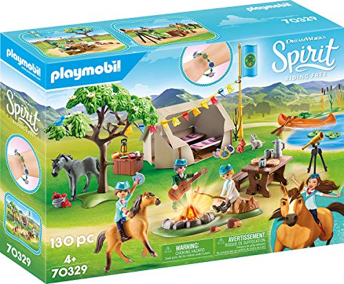 PLAYMOBIL Spirit - Riding Free Campamento de Verano, A partir de 4 años (70329)