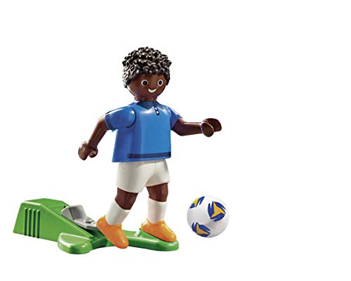 PLAYMOBIL- Sports & Action Jugador de Fútbol, Francia B, Multicolor (70481)