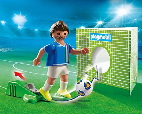 PLAYMOBIL- Sports & Action Jugador de Fútbol, Italia, Multicolor (70485)