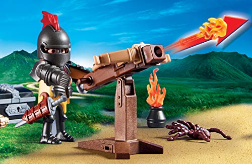 PLAYMOBIL- Starter Pack Starterpack Batalla Medieval, Color carbón (70036)