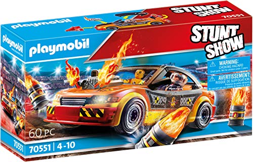 PLAYMOBIL Stuntshow Stuntshow Crashcar, A partir de 4 años (70551)