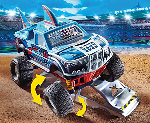 PLAYMOBIL Stuntshow Stuntshow Monster Truck Shark, A partir de 4 años (70550)