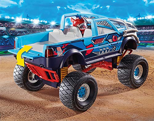 PLAYMOBIL Stuntshow Stuntshow Monster Truck Shark, A partir de 4 años (70550)