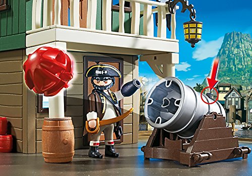 PLAYMOBIL Super 4 Camouflage Pirate Fort with Ruby Juego de construcción - Juguetes de construcción (Juego de construcción, Multicolor, 5 año(s), Niño)