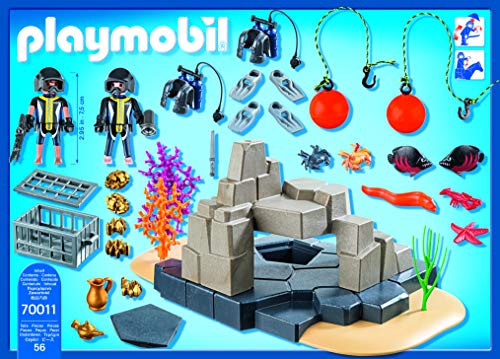 PLAYMOBIL - Super set Buceo Figuras de Juguete, Color Multicolor, 70011