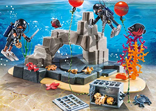 PLAYMOBIL - Super set Buceo Figuras de Juguete, Color Multicolor, 70011