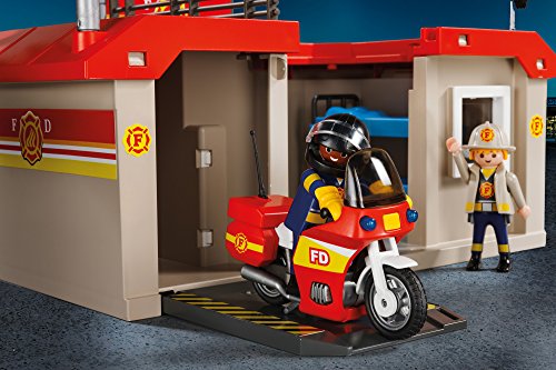 Playmobil - Take Along Fire Station Playset (5663)