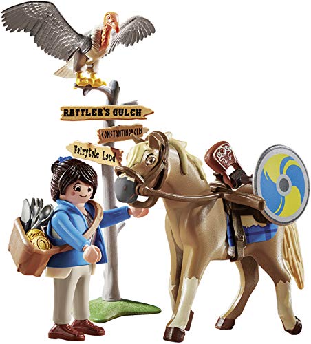 PLAYMOBIL: THE MOVIE Marla con Caballo, a Partir de 5 Años (70072)