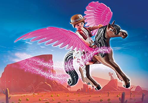 PLAYMOBIL: THE MOVIE Marla, Del y Caballo con Alas, a Partir de 5 Años (70074)