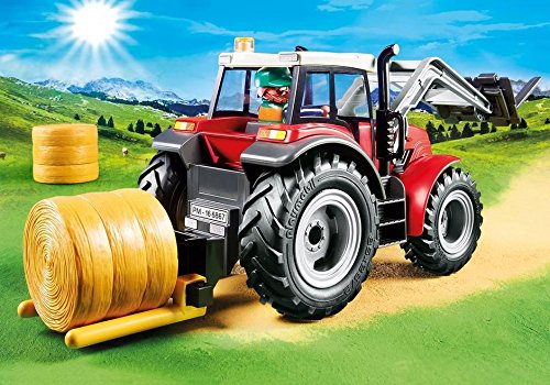 PLAYMOBIL- Tractor Figura, Multicolor, única (6867)