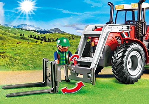 PLAYMOBIL- Tractor Figura, Multicolor, única (6867)