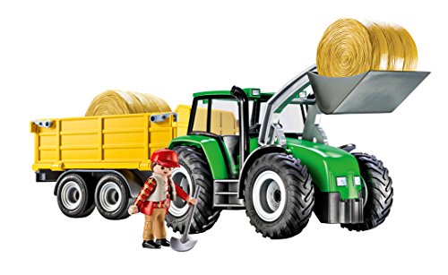 Playmobil Tractor with Trailer