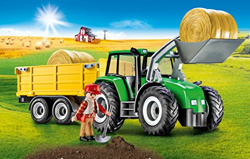 Playmobil Tractor with Trailer