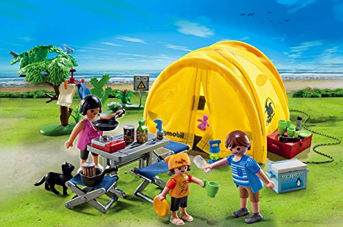 PLAYMOBIL Vacaciones - Tienda de campaña Familiar (5435)