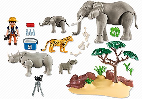 Playmobil Vida Salvaje - Sabana Africana con Animales Playsets de Figuras de jugete, Color Multicolor (Playmobil 5417)