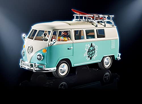 PLAYMOBIL Volkswagen 70826 VW T1 Camping Bus - Edición Especial, A partir de 5 años