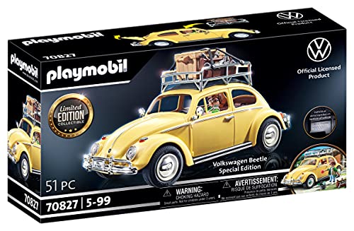 PLAYMOBIL Volkswagen 70827 VW Beetle - Edición Especial, A partir de 5 años