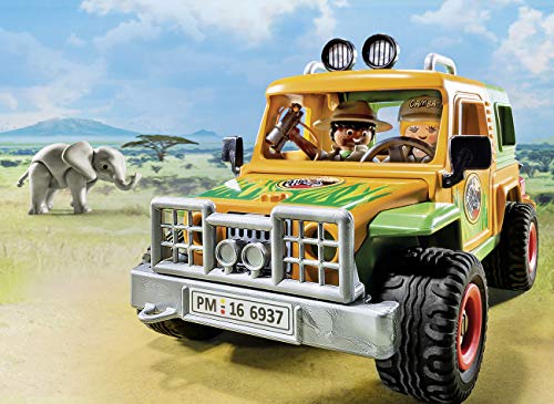 PLAYMOBIL Wild Life, 6937 Camión con Elefante, A partir de 4 años