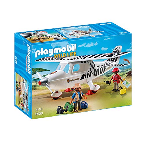 PLAYMOBIL Wild Life, 6938 Avión por Safari, A partir de 4 años