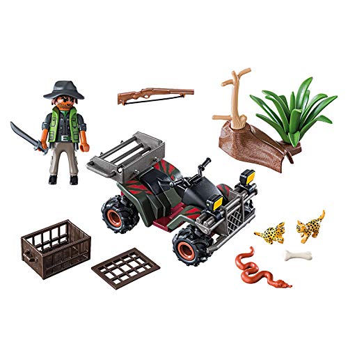 PLAYMOBIL Wild Life, 6939 Explorador con Quad, A partir de 4 años