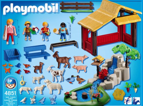 PLAYMOBIL - Zoo para niños, Set de Juego (4851)