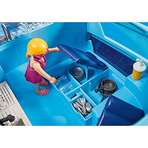 PLAYMOBL-FunPark 70630 - Yate con Moto de Agua