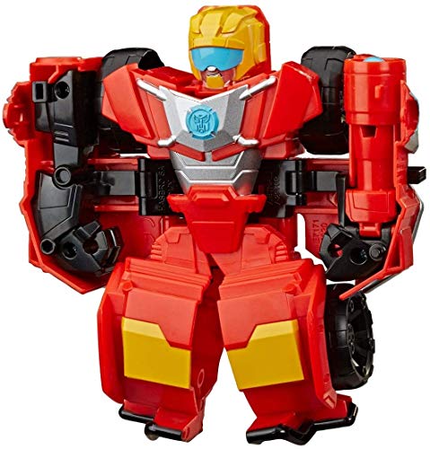 Playskool Heroes Transformers Rescue Bots Academy Hot Shot Robot de Juguete de conversión de 6 Pulgadas, Figura de acción Coleccionable para niños a Partir de 3 años