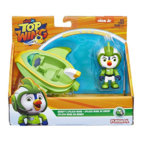 Playskool Nick Jr. Top Wing: Top Wing - Brody's Splash Wing Figure and Vehicle