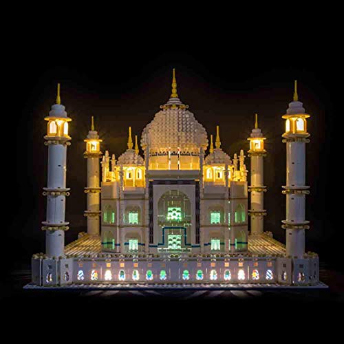 PLEX Juego de iluminación LED para Lego Taj Mahal (juego de iluminación para Lego 10256 Creator Taj Mahal (sin set Lego)