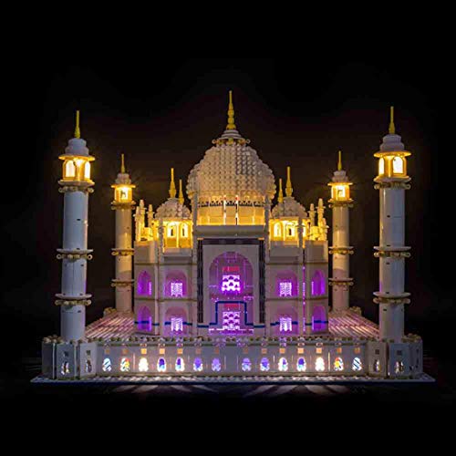 PLEX Juego de iluminación LED para Lego Taj Mahal (juego de iluminación para Lego 10256 Creator Taj Mahal (sin set Lego)