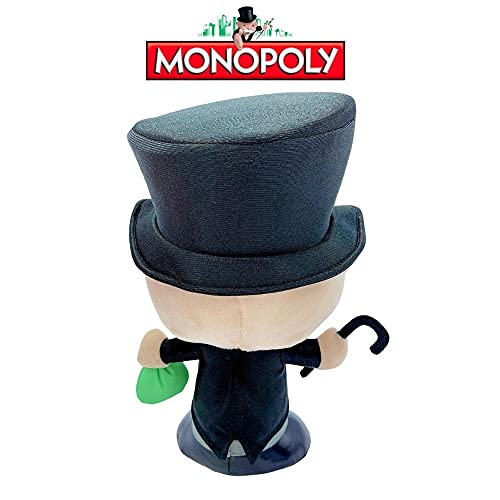 PMS Hasbro, Peluche del Mr Monopoly, 27cm (10,8"), Juguete del Personaje millonario del Juego de Mesa Monopoly