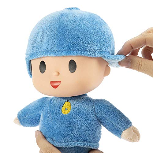 Pocoyo-TO77100 Pocoyo Canta y Rie-Peluche musical, color (Bandai TO77100)