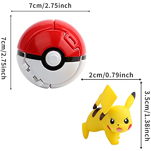 Poke ball, Bolas pokemon, Ball figuritas Poké Bolas Pokéball, Bola con Figuras Pokemon Toys para niños