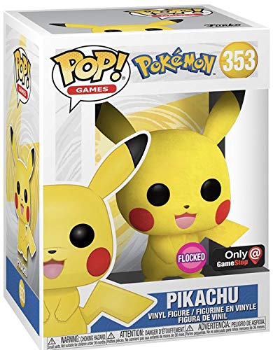 Pokemon 353 Pikachu Flocked Sticker Funko Club