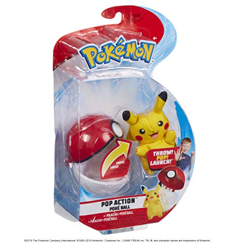 Pokemon 674 95081 Pop Action Poke Ball-Pikachu, Multicolor