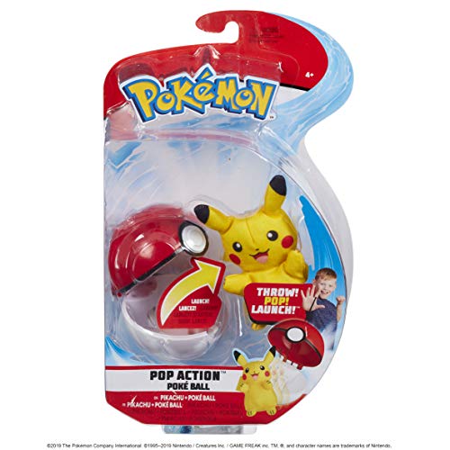 Pokemon 674 95081 Pop Action Poke Ball-Pikachu, Multicolor