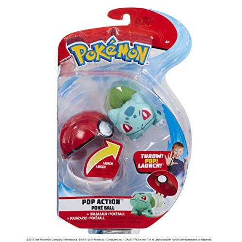 PoKéMoN 95104 Pokemon Pop Action Poke Ball-Bulbasaur, Multicolor