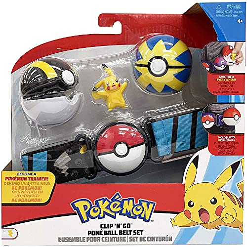 Pokemon 98005 Clip n Go Poké Ball Belt Set