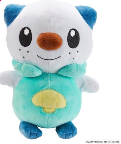 Pokemon BO38245, Ottaro-Figuras de Peluche (20 cm), diseño, Suave y Realista para abrazar y Jugar, Multicolor (Boti