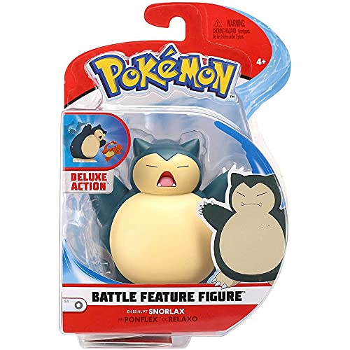 Pokemon Figura de Battle Feature 4.5" Snorlax